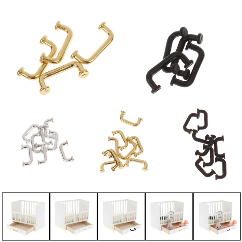 Furniture Home Hardware - 1:12 Miniature 4/8pcs Door Cabinet Closet