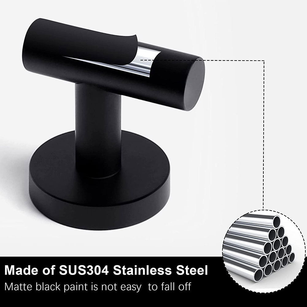 2 Pcs Towel Hooks Modern 304 S - Door Stopper Heavy のレビューと価格