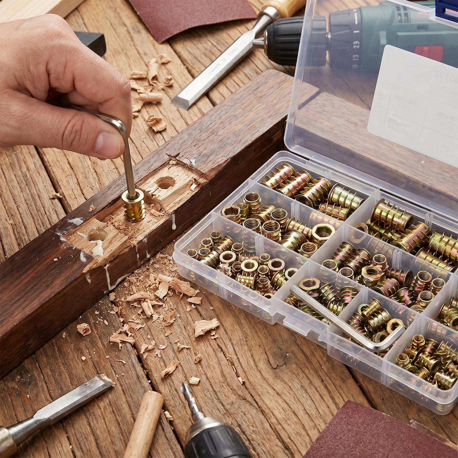 M4/M5/M6/M8 Threaded Insert Nu - Furniture Hardware Threaded Inserts のレビューと価格