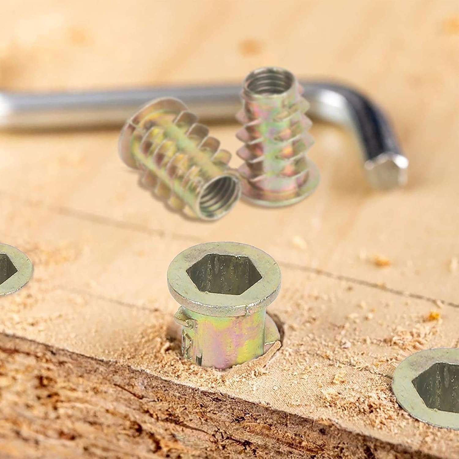 M4/M5/M6/M8 Threaded Insert Nu - Furniture Hardware Threaded Inserts のレビューと価格
