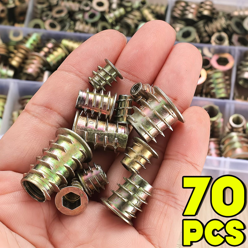 M4/M5/M6 Threaded Insert Nut E - Furniture Hardware Threaded Inserts のレビューと価格