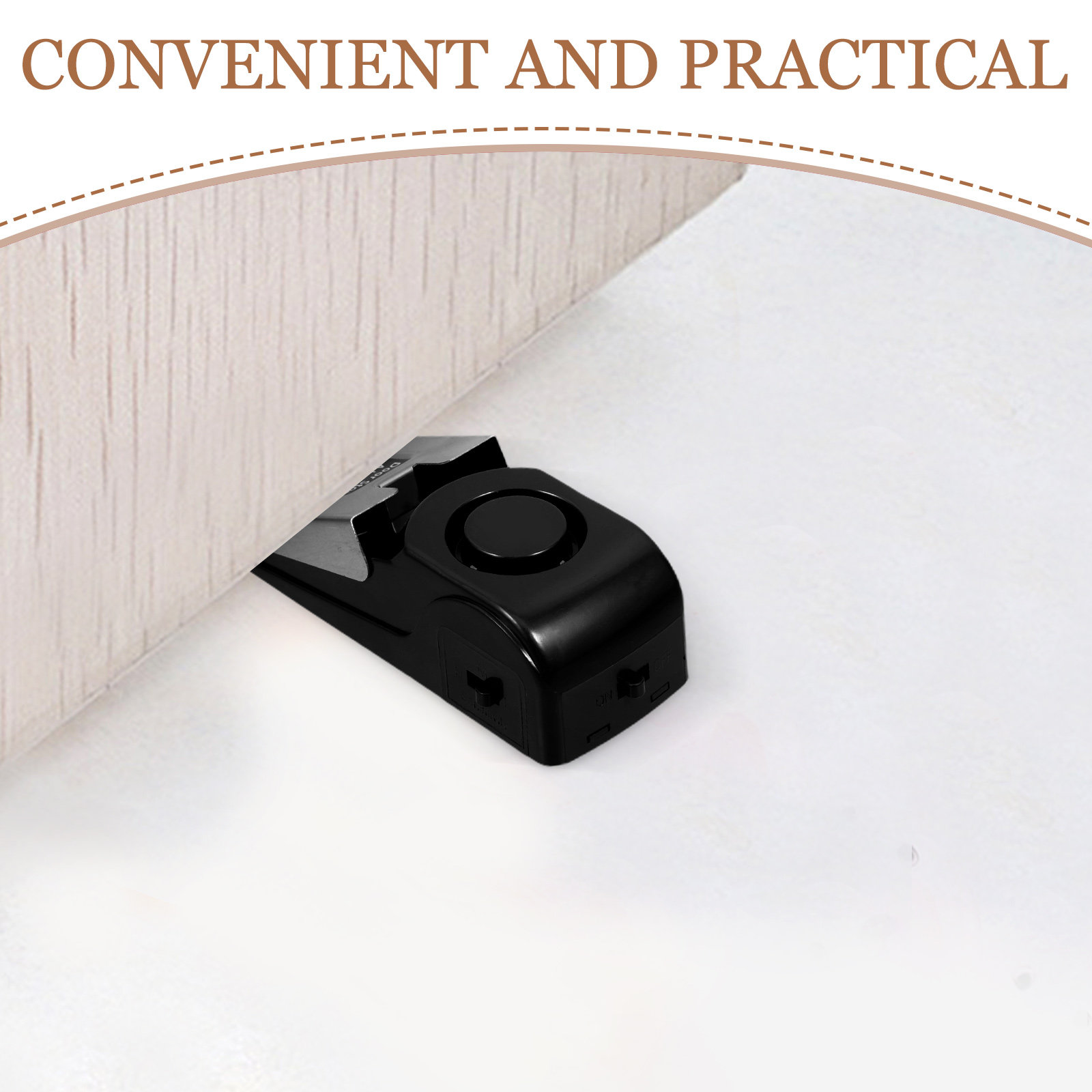 Door Stop Alarm 120Db Loud Tri - Door Stopper Heavy のレビューと価格