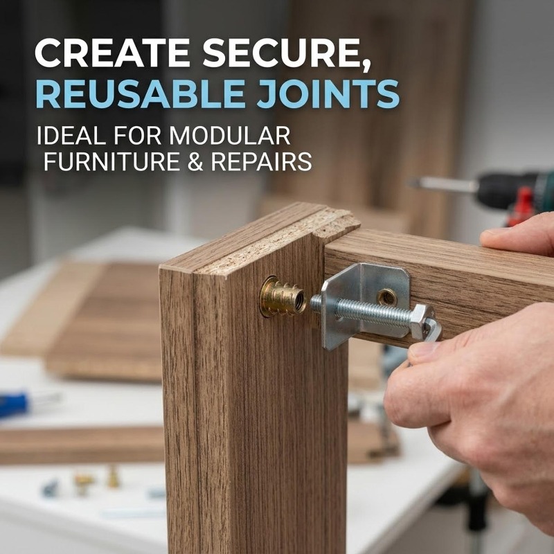 M4 M5 M6 M8 Threaded Insert Nu - Furniture Hardware Threaded Inserts のレビューと価格