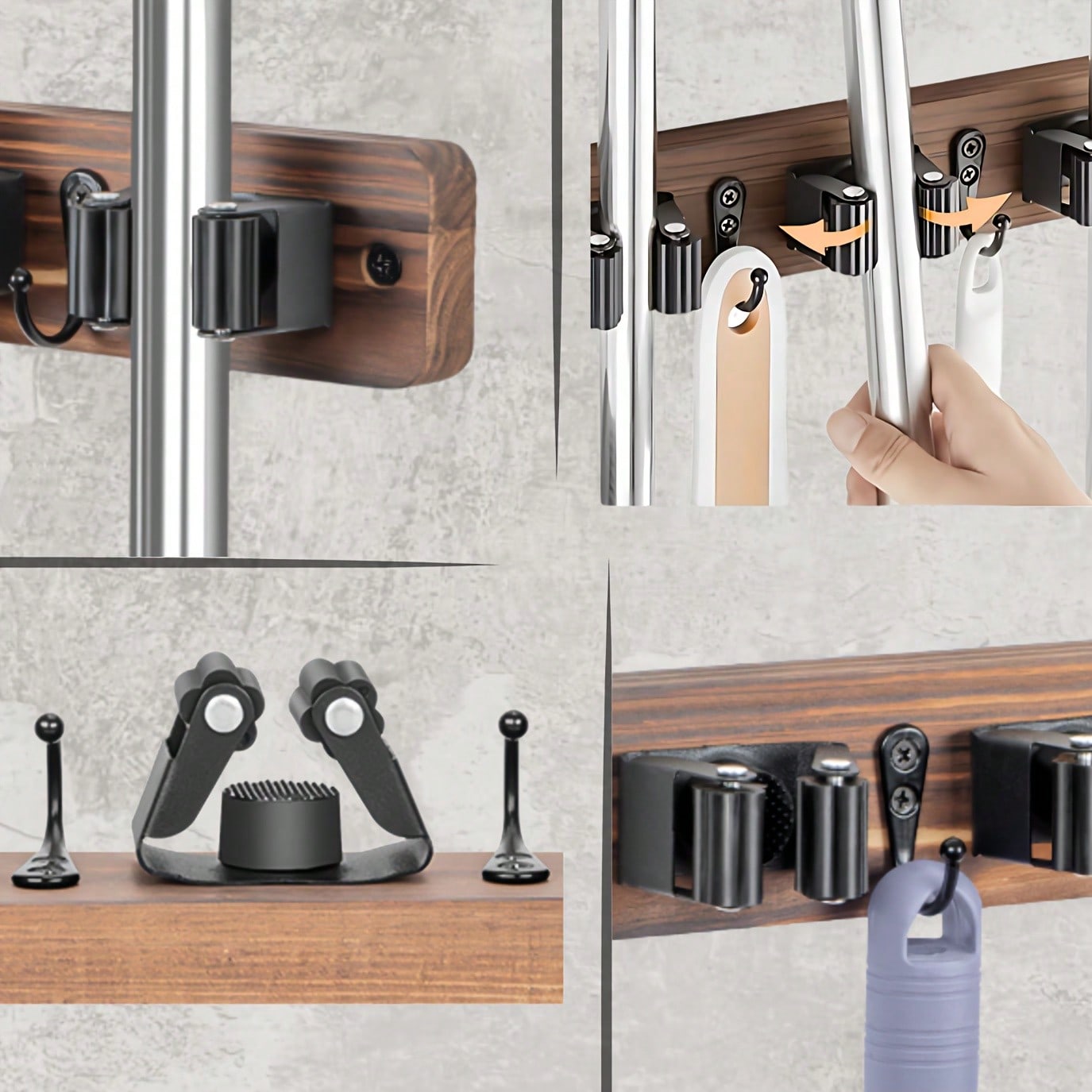 Mop Broom Holder Heavy Duty St - Door Stopper Heavy のレビューと価格