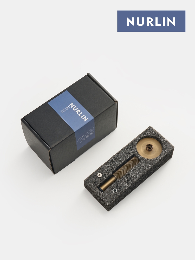 Nurlin Brass  Knurled Door Sto - Door Stopper Heavy のレビューと価格
