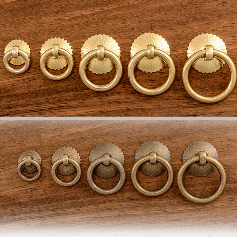 Vintage Brass Cabinet Ring Kno - Furniture Home Hardware のレビューと価格
