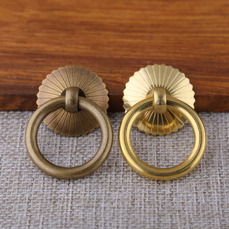 Vintage Brass Cabinet Ring Kno - Furniture Home Hardware のレビューと価格