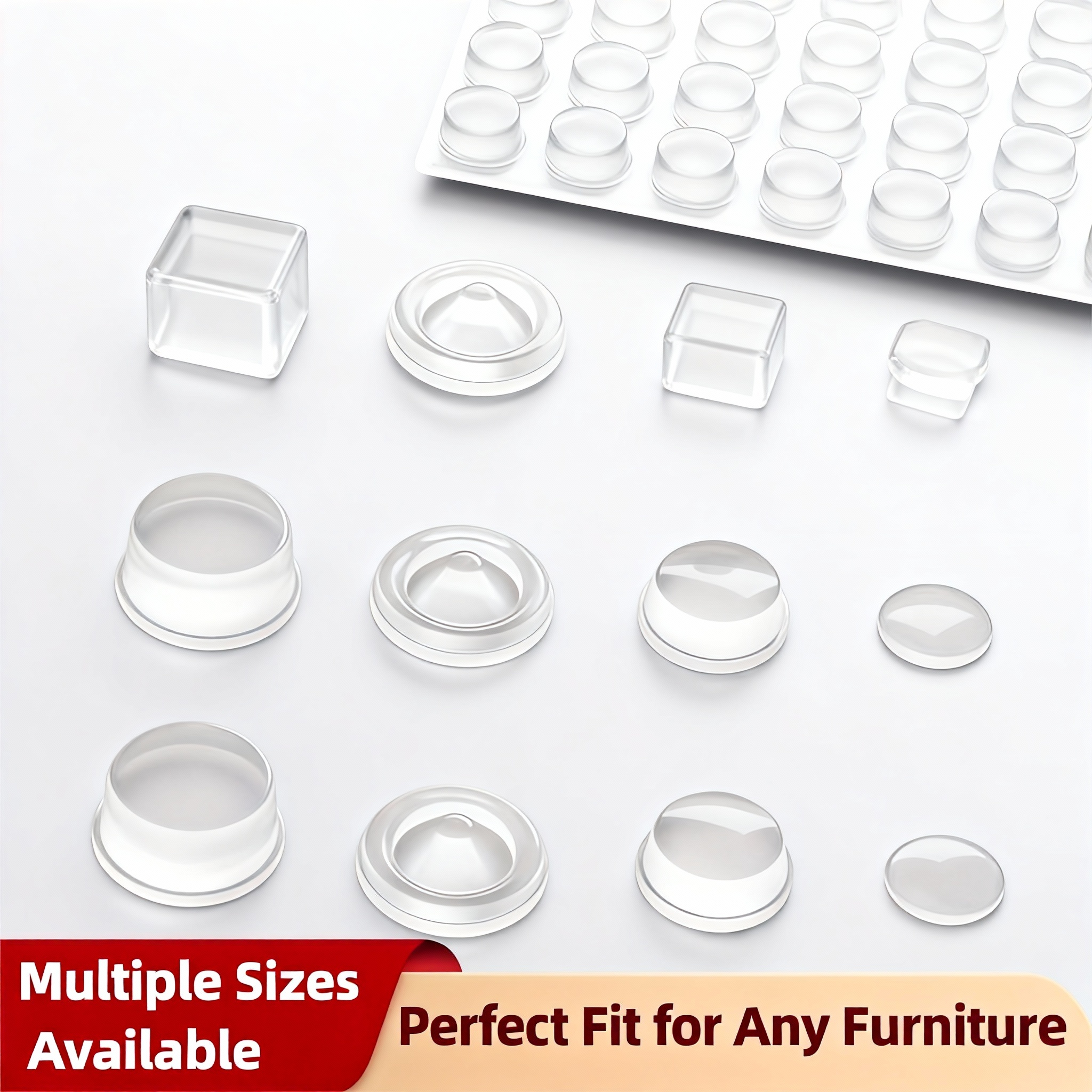 Silicone cabinet bumpers Rubbe - Furniture Hardware Factory のレビューと価格