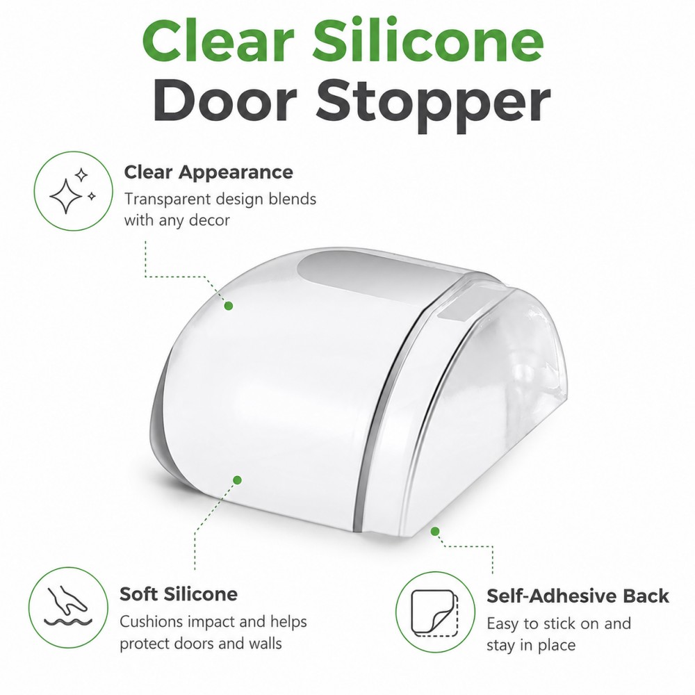 Transparent Silicone Doorstop  - Furniture Hardware Factory のレビューと価格