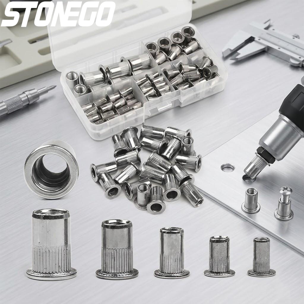 Threaded Insert Nuts Rivet Nut - Furniture Hardware Threaded Inserts のレビューと価格