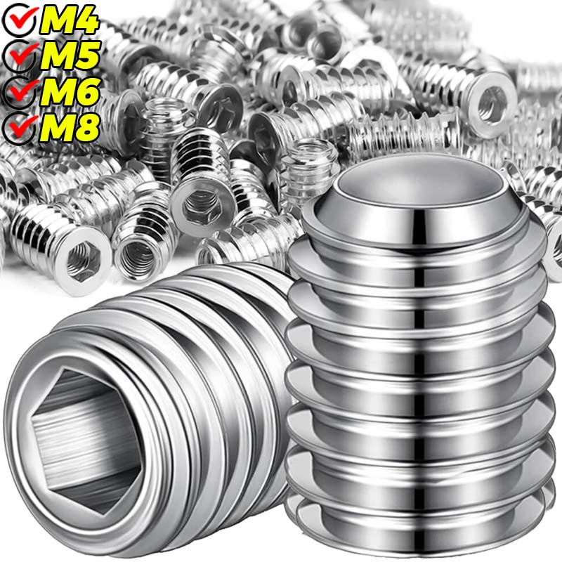 1/20PCS Hex Screw in Nuts M4 M - Furniture Hardware Threaded Inserts のレビューと価格