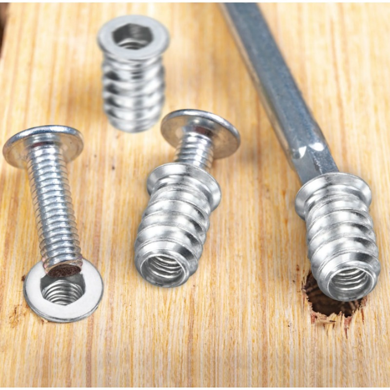 1/20PCS Hex Screw in Nuts M4 M - Furniture Hardware Threaded Inserts のレビューと価格