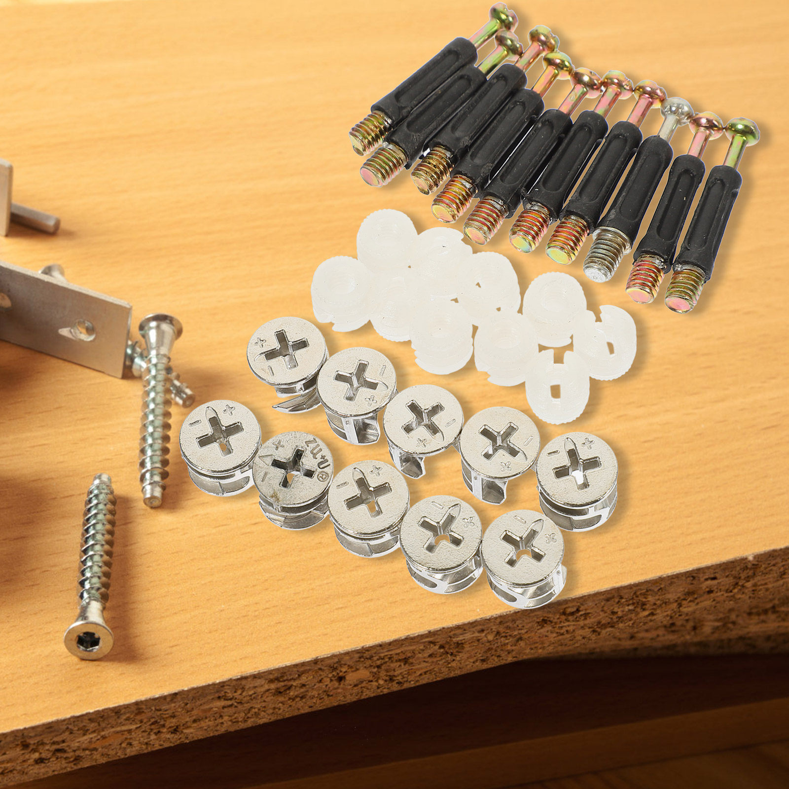 10Sets Furniture Side Connecti - Furniture Hardware Threaded Inserts のレビューと価格
