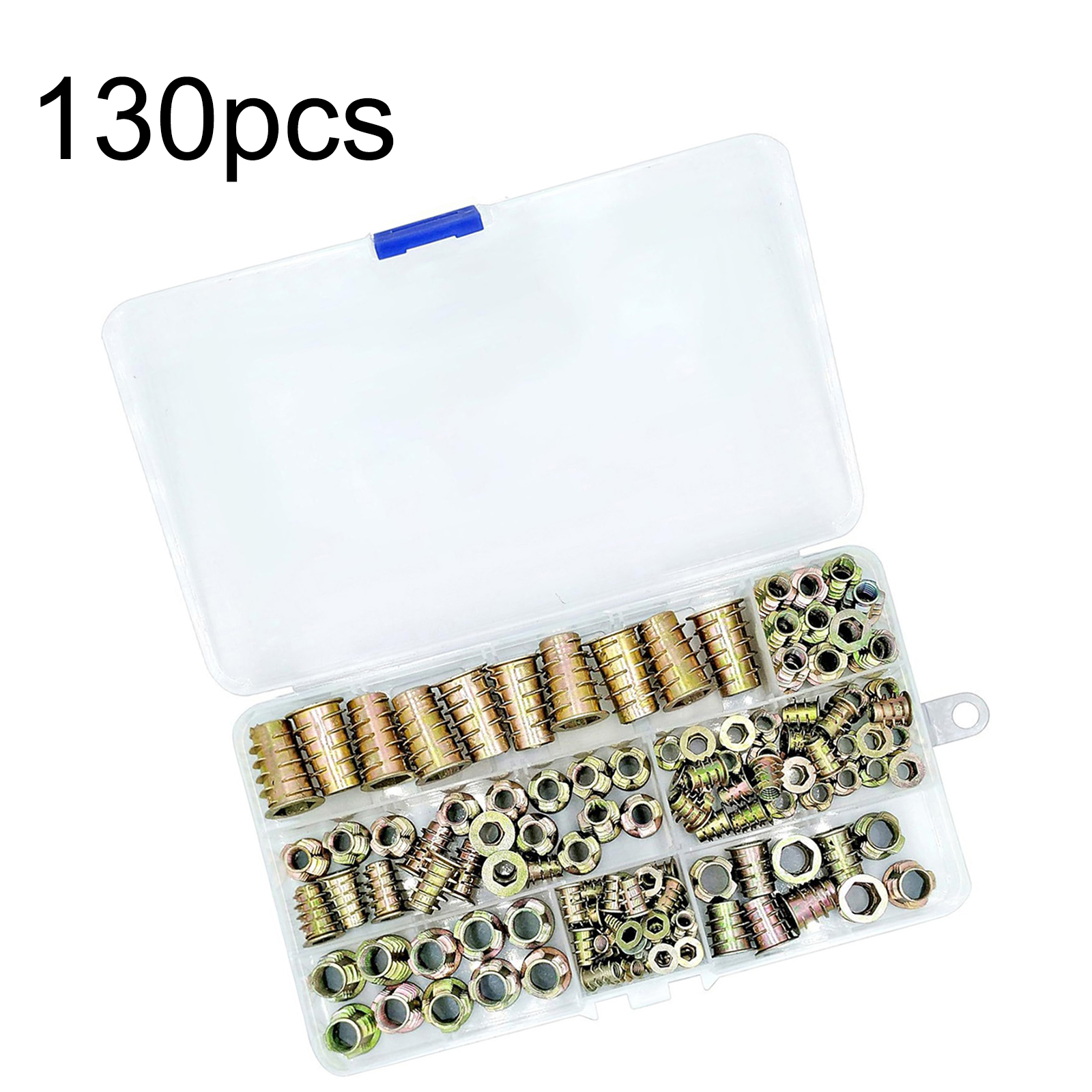 130pcs Metric Threaded Insert  - Furniture Hardware Nut のレビューと価格