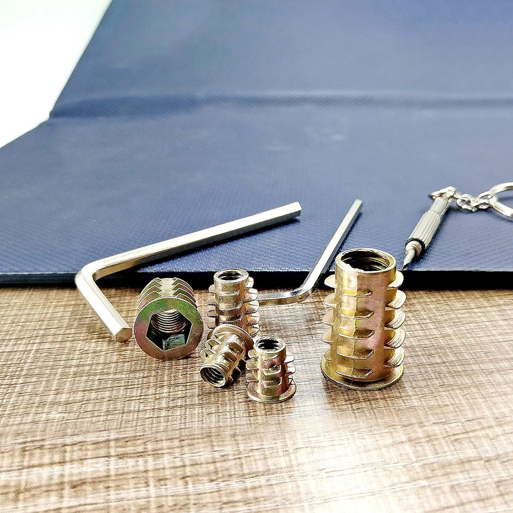 130pcs Metric Threaded Insert  - Furniture Hardware Nut のレビューと価格