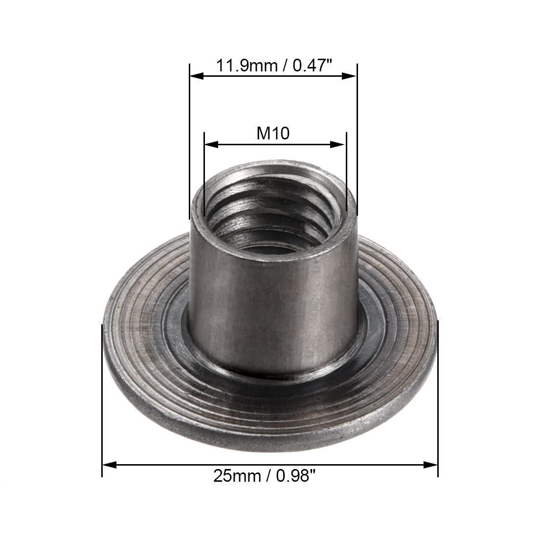 30Pcs M8 M10 Carbon Steel Roun - Furniture Hardware Threaded Inserts のレビューと価格