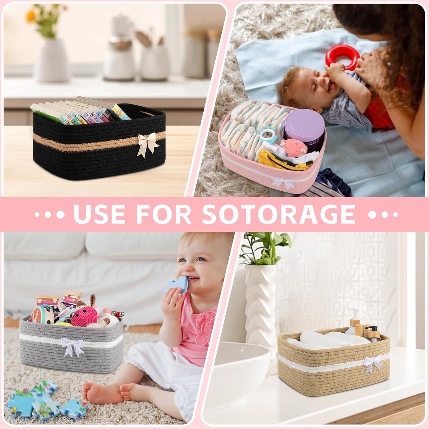 Large Woven Storage Basket wit - Furniture Home Hardware のレビューと価格