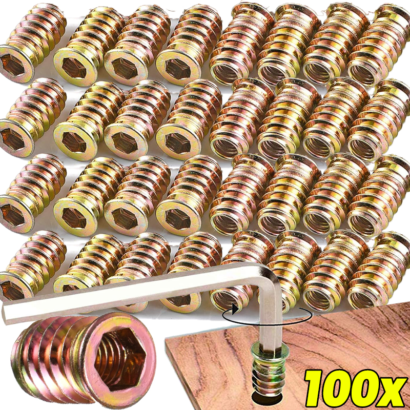 Threaded Insert Nuts E-nut Set - Furniture Hardware Threaded Inserts のレビューと価格