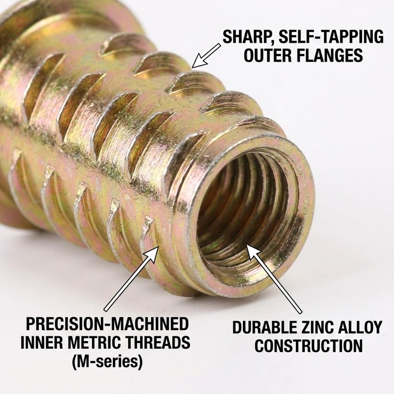 Threaded Insert Nuts E-nut Set - Furniture Hardware Threaded Inserts のレビューと価格
