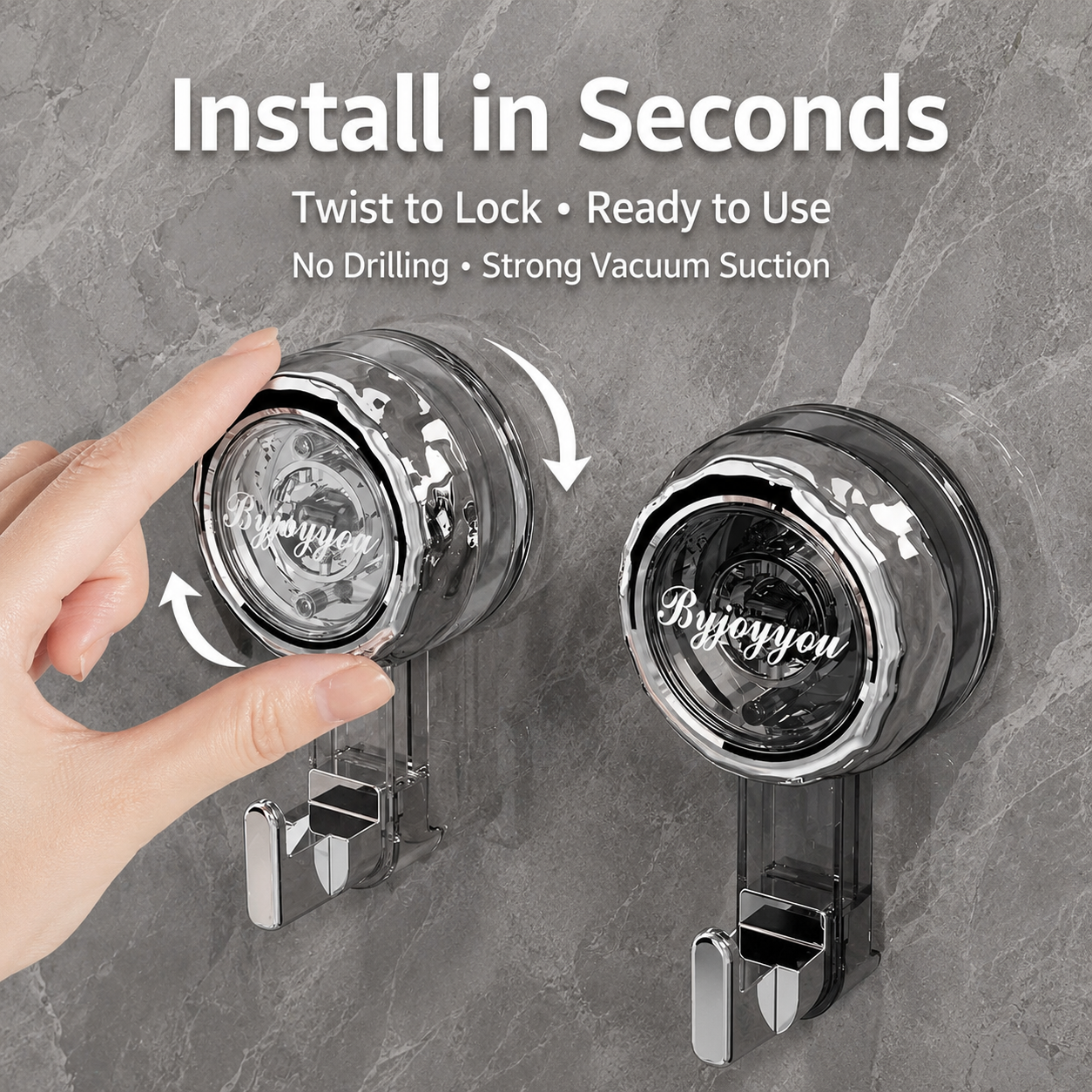 Rotating Vacuum Suction Cup Ho - Door Stopper Heavy のレビューと価格