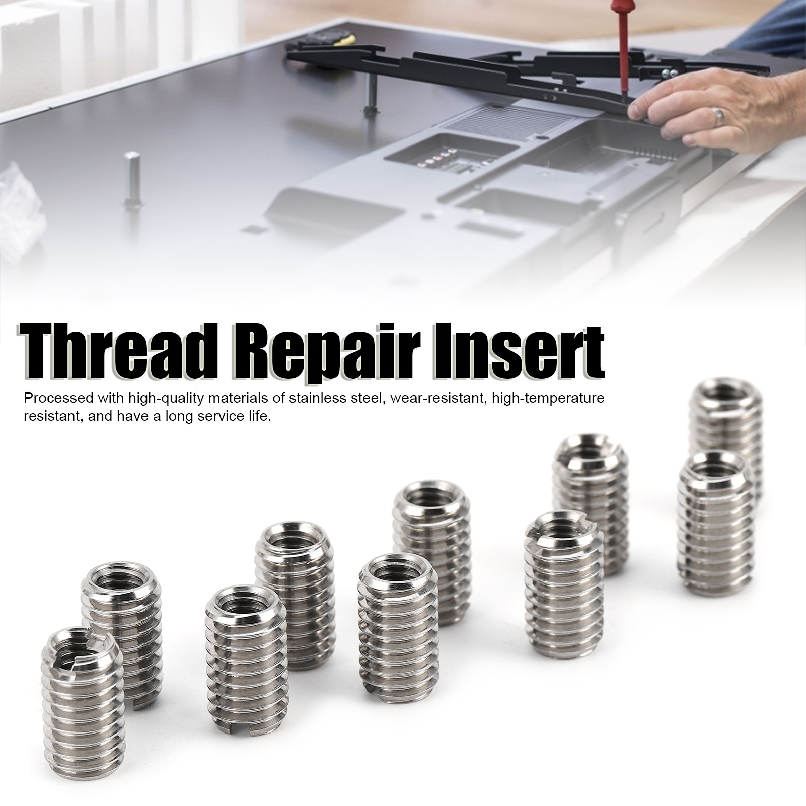 10Pcs Reducer Nuts Male Female - Furniture Hardware Threaded Inserts のレビューと価格