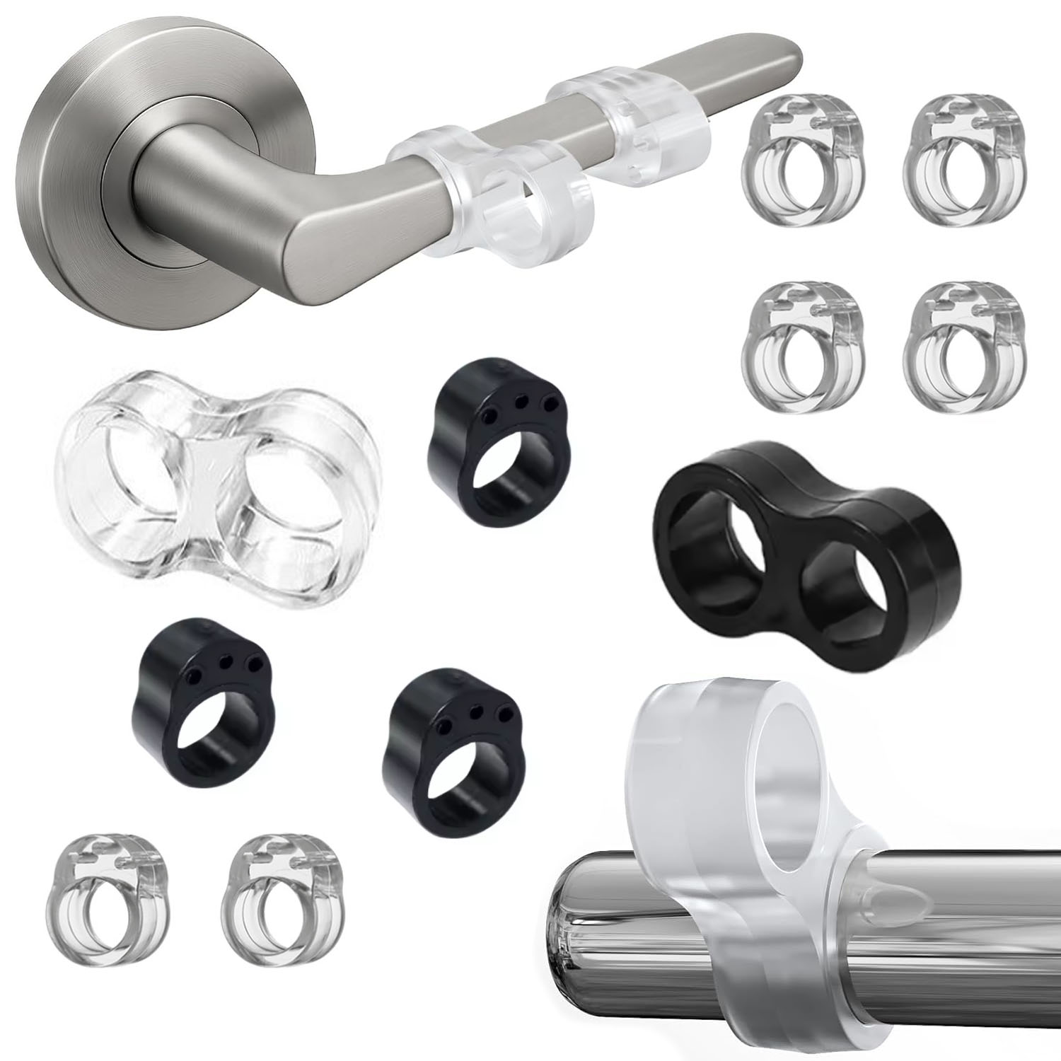 5~20Pcs Door Stops PVC Door Ha - Furniture Hardware Factory のレビューと価格