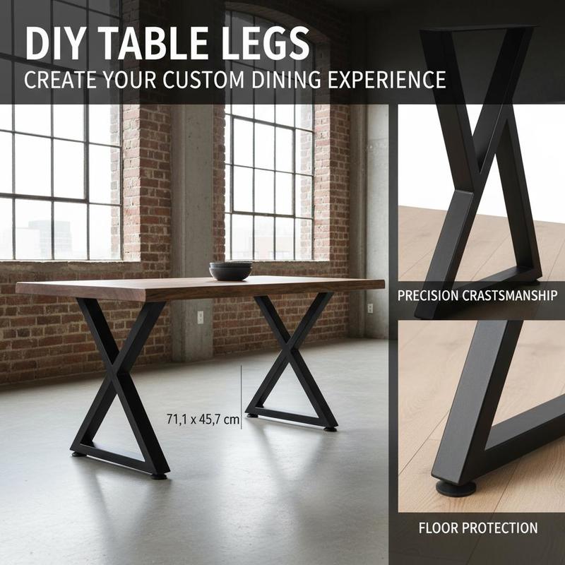 Table legs, 71.1 x 45.7 cm tab - Z. A. Furniture のレビューと価格