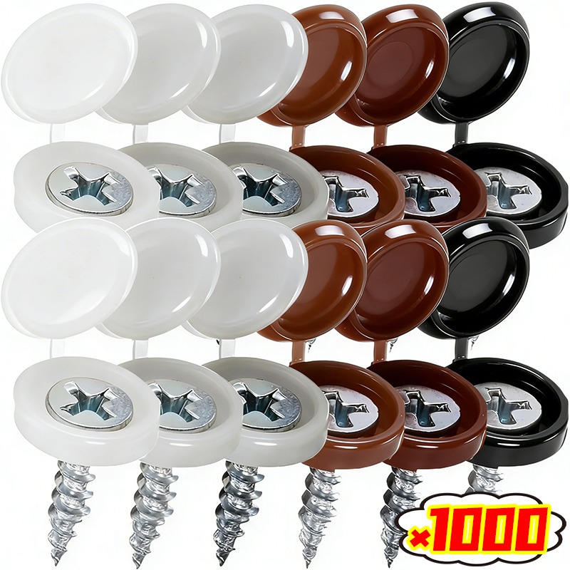 1000/100pcs Plastic Nails Scre - Furniture Hardware Nut のレビューと価格