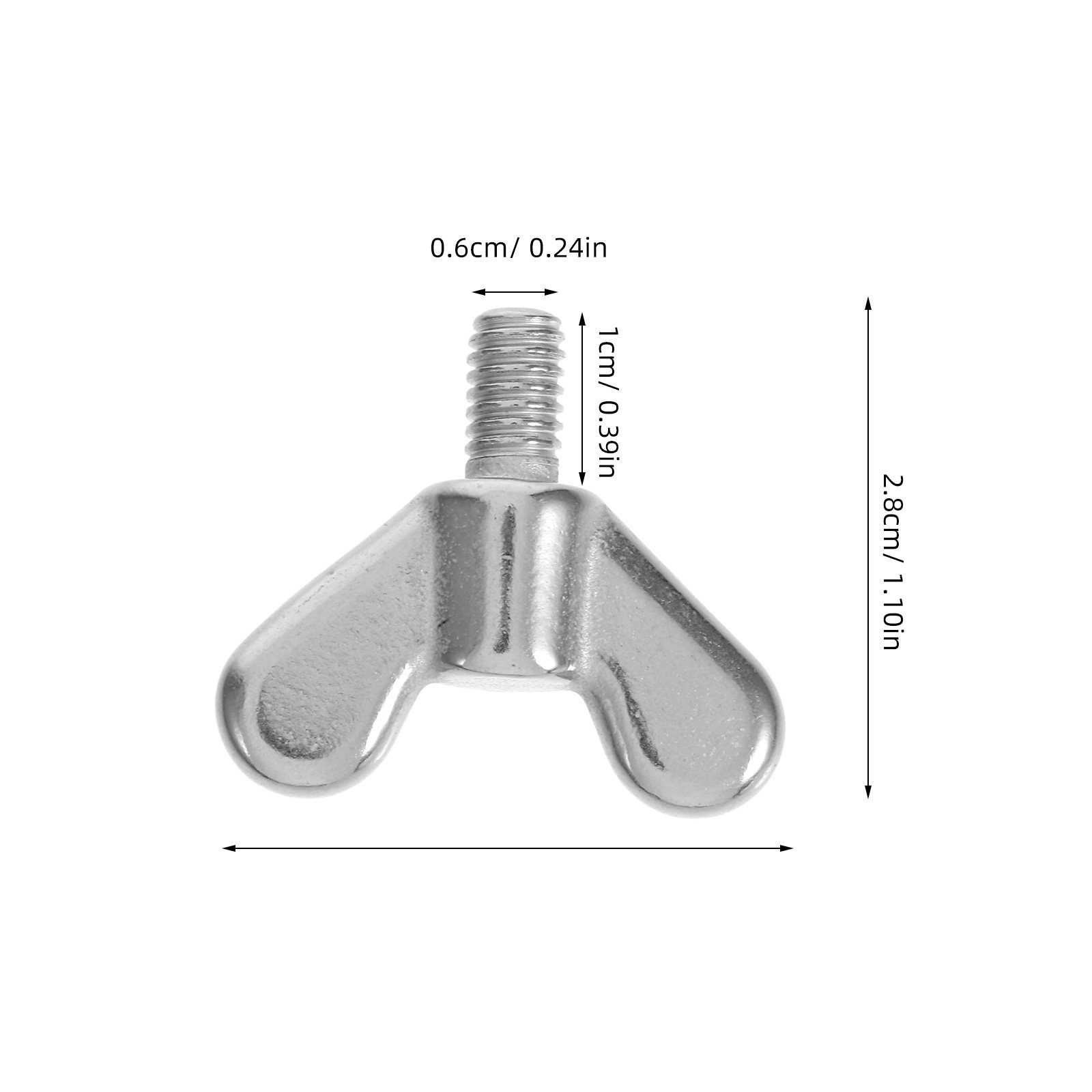 2Pcs Stainless Steel Butterfly - Furniture Hardware Nut のレビューと価格
