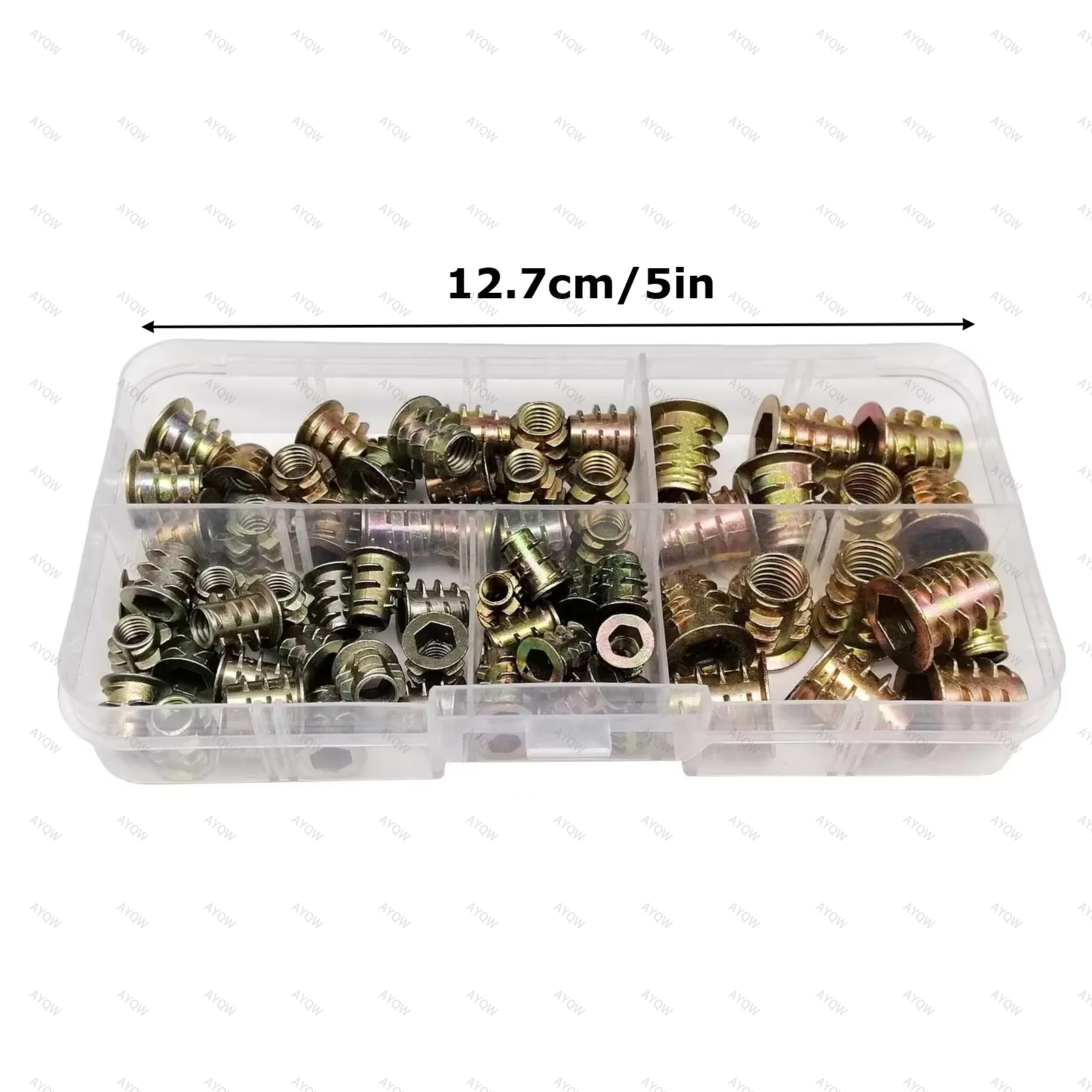75-Piece M4M5M6M8 Threaded Ins - Furniture Hardware Threaded Inserts のレビューと価格